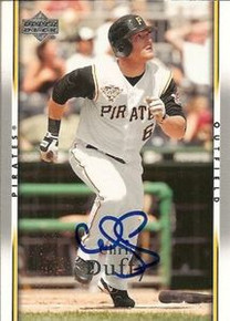 Chris Duffy Signed Pittsburgh Pirates 2007 UD Card