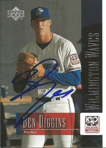 Ben Diggins Signed 2001 UD Minor League Card Dodgers