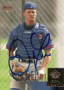 Joe Lawrence Signed Toronto Blue Jays 2001 UD Rookie Card