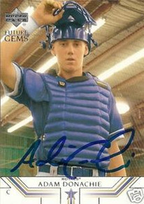 Adam Donachie Signed Royals 2002 UD Rookie Card