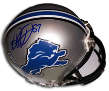 Brandon Pettigrew Autographed Detroit Lions Mini Helmet
