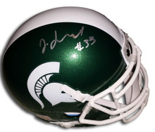 Jeremy Langford Autographed Michigan State Spartans Mini Helmet