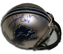 Jim Caldwell Autographed Detroit Lions Mini Helmet