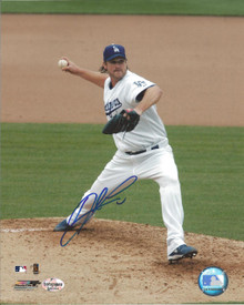 Derek Lowe Autographed Los Angeles Dodgers 8x10 Photo