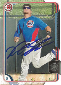 Kyle Schwarber Autographed Chicago Cubs 2015 Bowman Card