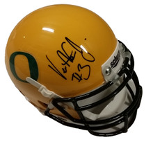 Vernon Adams Jr. Autographed Oregon Ducks Yellow Alternate Mini Helmet