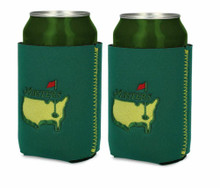 2021 Masters Green Can Coolers Set of 2 Augusta National Golf Club Koozie ANGC