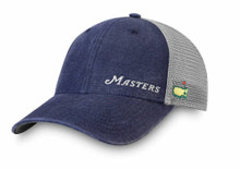2021 Masters Logo Navy Mesh Men's Snapback Hat Augusta National Golf Club