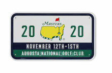 2020 Masters Golf Augusta National Golf Club Navy Metal Tin Wall Sign
