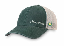 2021 Masters Logo Green Mesh Men's Snapback Hat Augusta National Golf Club