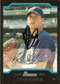 Kyle Sleeth Signed Detroit Tigers 2004 Bowman Rookie Card