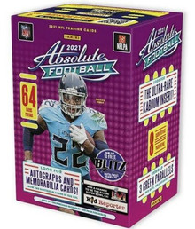 2021 Panini Absolute NFL Trading Cards Football Blaster Box 64 Cards/Box