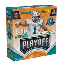 2021 Panini Playoff NFL Football Trading Cards Mega Box (1 autograph per box)
