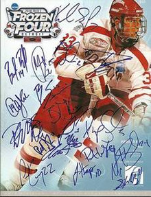2009-2010 Boston College Team Signed Frozen 4 Program