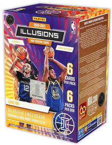 2020-21 Panini Illusions Basketball Trading Cards Blaster Box - 36 cards per box