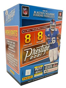 2021 Panini Prestige NFL Football Trading Cards Blaster Box - 64 Cards Per Box