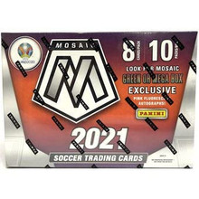 2021 Panini Mosaic Soccer UEFA Euro 2020 Trading Cards Mega Box - 80 Cards/Box