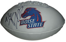 Titus Young Signed Boise State Broncos Logo Football