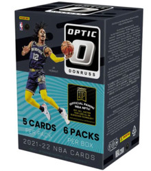 2021-22 Donruss Optic NBA Basketball Trading Cards Blaster Box - 30 Cards/Box