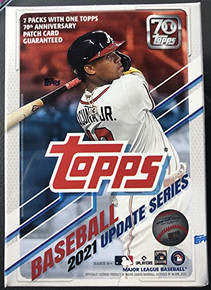 2021 Topps Update MLB Baseball Trading Cards Blaster Box - 99 Cards Per Box