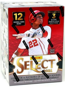 2021 Panini Select Baseball Trading Cards Retail Blaster Box - 12 Cards/Box