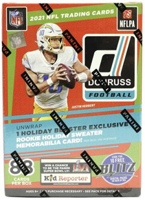 2021 Panini Donruss NFL Football Trading Cards Holiday Blaster Box 88 Cards/Box