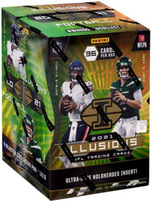 2021 Panini Illusions NFL Football Trading Cards Blaster Box - 36 Cards/Box