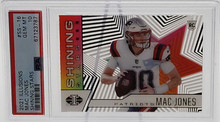 Mac Jones Patriots 2021 Illusions Shining Stars Rookie Card PSA 10 Gem Mint