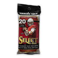 2021 Select Football NFL Trading Card Hanger Pack - Red & Yellow Prizm Die-Cuts