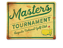 Masters Tournament Augusta National Golf Club Retro Vintage Metal Wall Sign