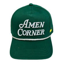 Masters Green Amen Corner Embroidered Adjustable Rope Golf Hat