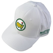 Masters White Performance Tech Embroidered Logo Snapback Hat