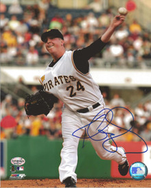 Tom Gorzelanny Autographed Pittsburgh Pirates 8x10 Photo