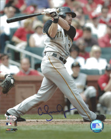 Chris Duffy Autographed Pittsburgh Pirates Action 8x10 Photo