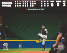 Ubaldo Jimenez Autographed Rockies No-Hitter 8x10 Photo