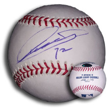 Chin Lung Hu Autographed MLB Baseball Los Angeles Dodgers