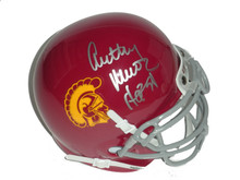 Anthony Munoz Signed USC Trojans Schutt Mini Helmet