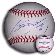 Kosuke Fukudome Autographed MLB Baseball Chicago Cubs