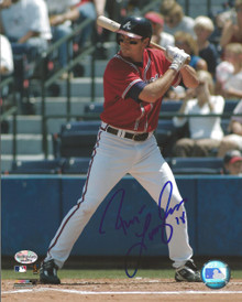 Ryan Langerhans Autographed Atlanta Braves Home 8x10 Photo