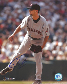 David Riske Autographed Cleveland Indians Action 8x10 Photo