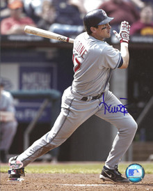 Aaron Boone Autographed Cleveland Indians Road 8x10 Photo