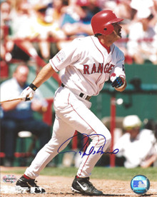 Rafael Palmeiro Autographed Texas Rangers 8x10 Photo