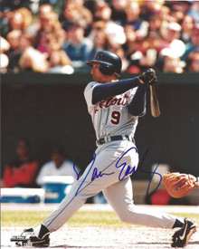 Damion Easley Autographed Detroit Tigers Road 8x10 Photo