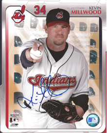 Kevin Millwood Autographed Cleveland Indians 8x10 Photo