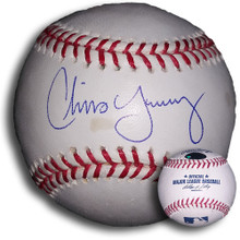 Chris Young Autographed MLB Baseball San Diego Padres