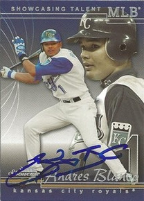 Andres Blanco Signed Kansas City Royals 2005 Fleer Showcase Card