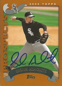 Edwin Almonte Signed Chicago White Sox 2002 Topps Traded Card