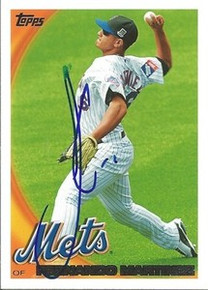Fernando Martinez Signed Mets 2010 Topps Rookie Card