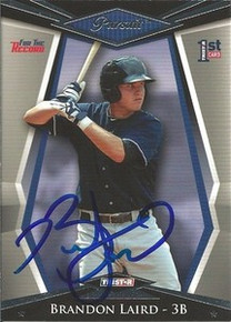 Brandon Laird Signed Yankees 2011 Tristar Pursuit Card