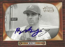 Bill Bray Signed Montreal Expos 2004 Bowman Heritage Rookie Card